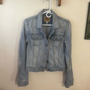 Paige distressed denim jacket